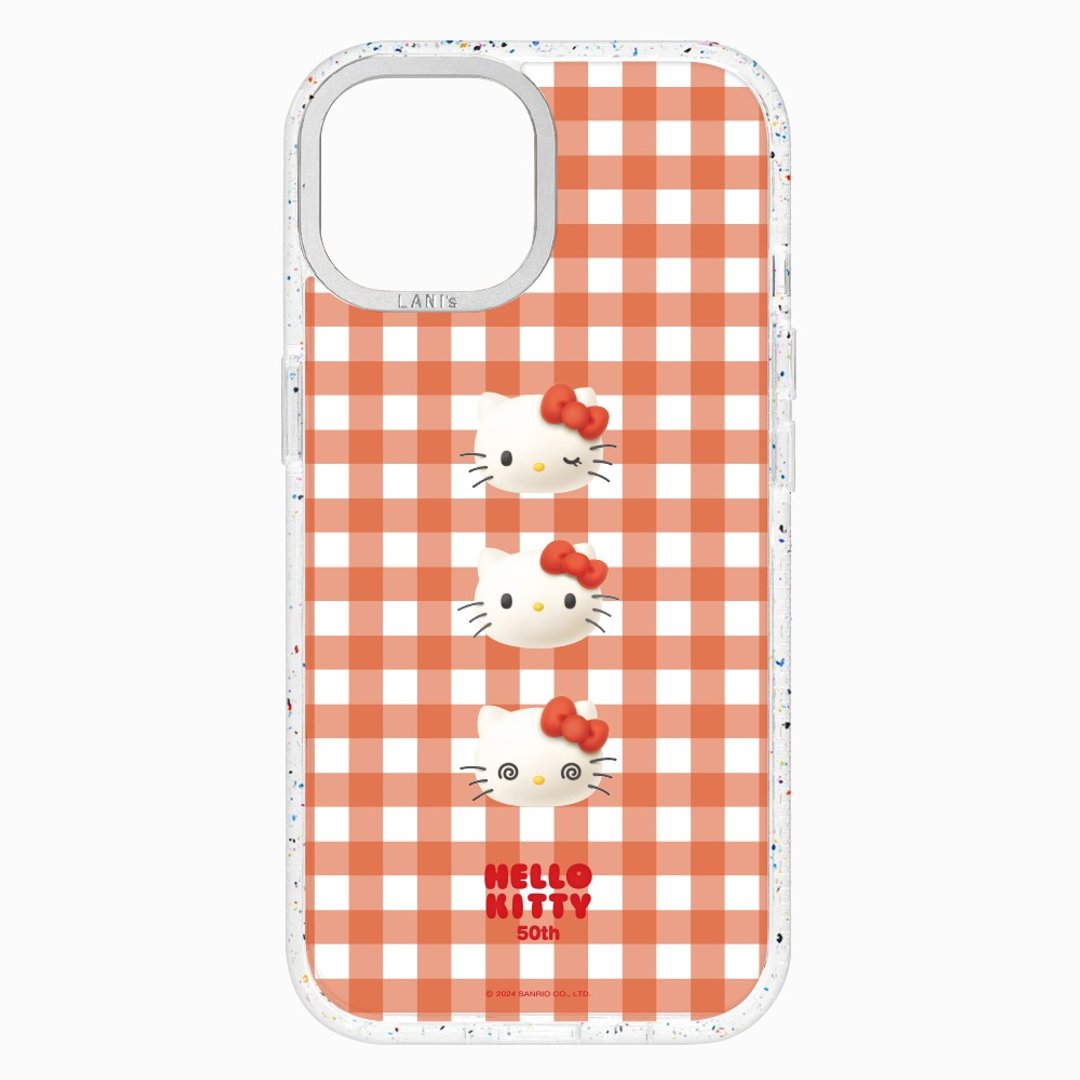 HelloKitty 50周年－野餐趣(红) 透彩框 标准版/磁吸版 iPhone - 手机壳/手机套 - 环保材料 红色