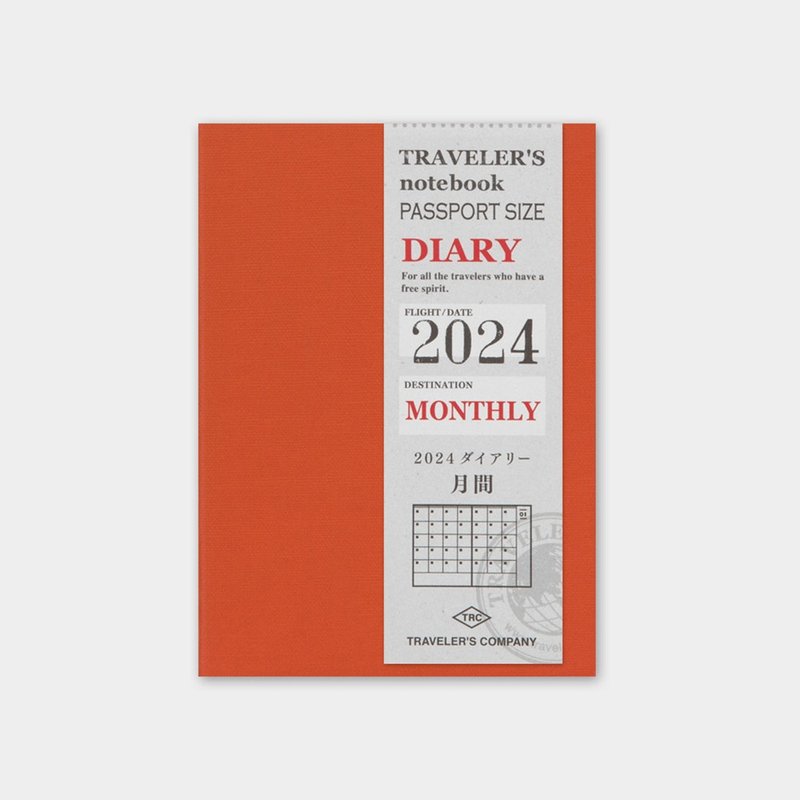 Traveler's Notebook 2024 PA月间手帐 补充包 - 笔记本/手帐 - 纸 