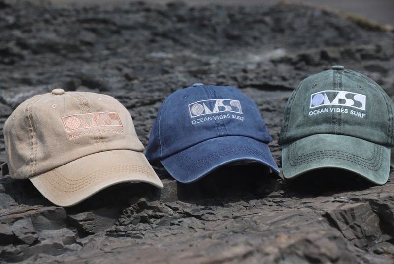 Ocean Vibes Surf Old Faithful Hat - 帽子 - 棉．麻 