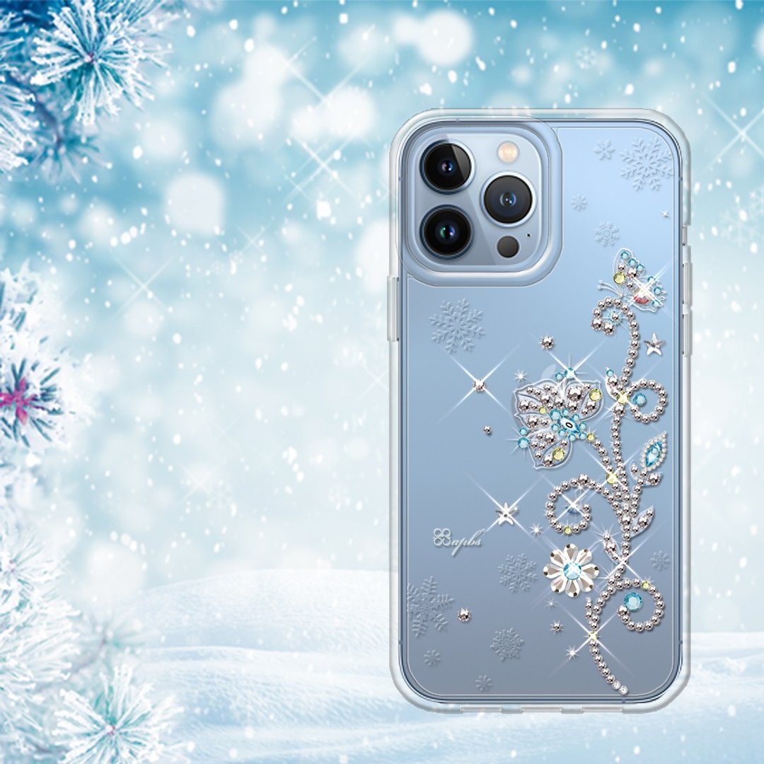 iPhone 13全系列 轻薄军规防摔水晶彩钻手机壳-映雪水晶 - 手机壳/手机套 - 其他材质 多色