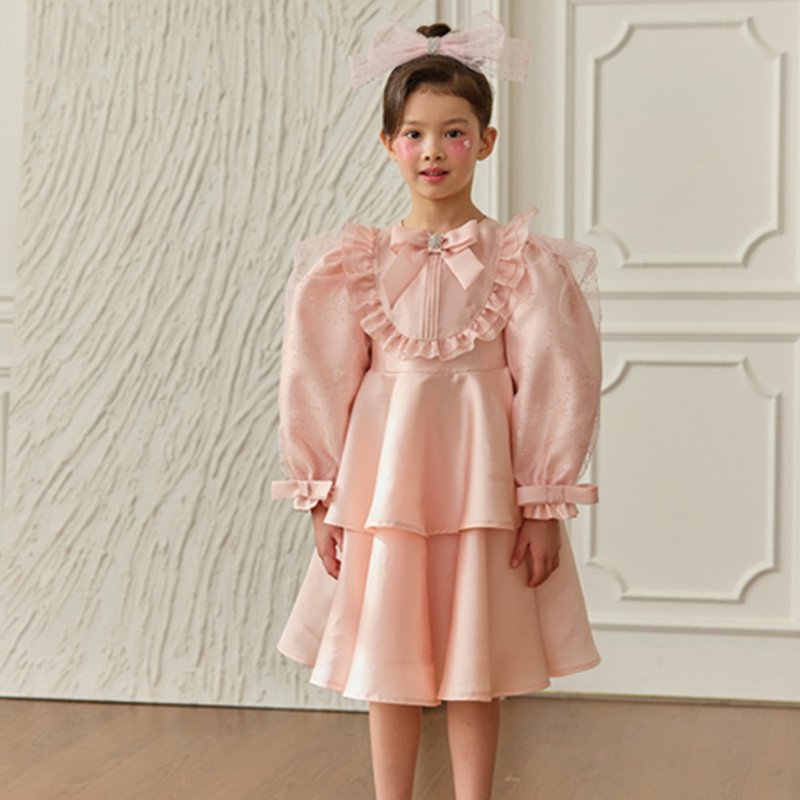 Candy Jewel 洋装 - Sunkiss 米色 - 童装礼服/连衣裙 - 其他材质 