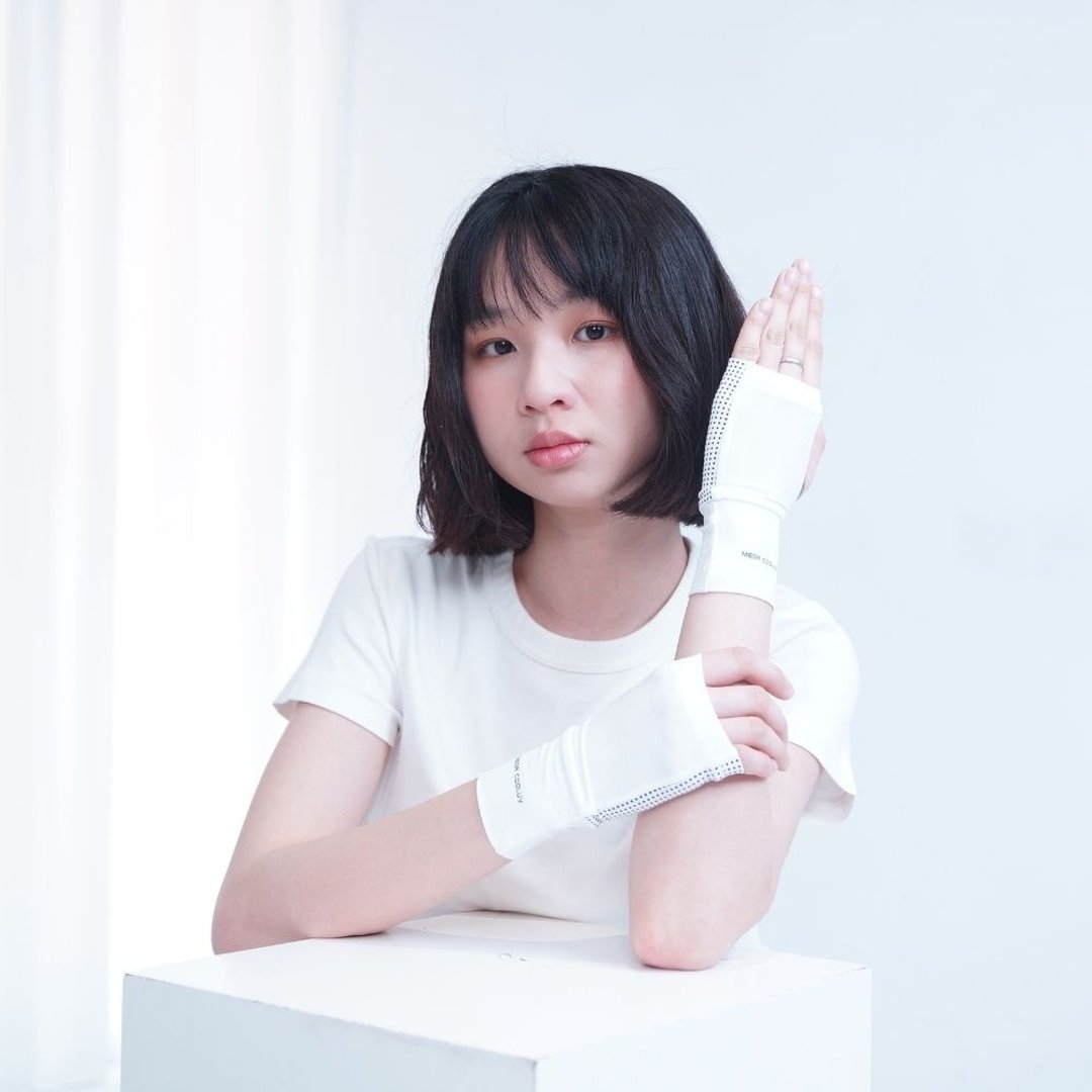 【MEGA COOUV】防晒冰感半掌手套 手盖 手掌手套 UV-001 - 手套 - 其他材质 