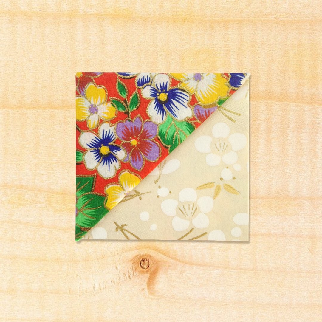 花角书签 -日本进口和纸 / 手工书签-bookmark #045 - 书签 - 纸 