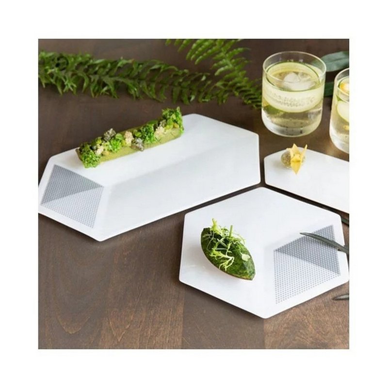 北美馆品牌联名瓷盘礼盒 - 盘子/餐盘/盘架 - 瓷 白色