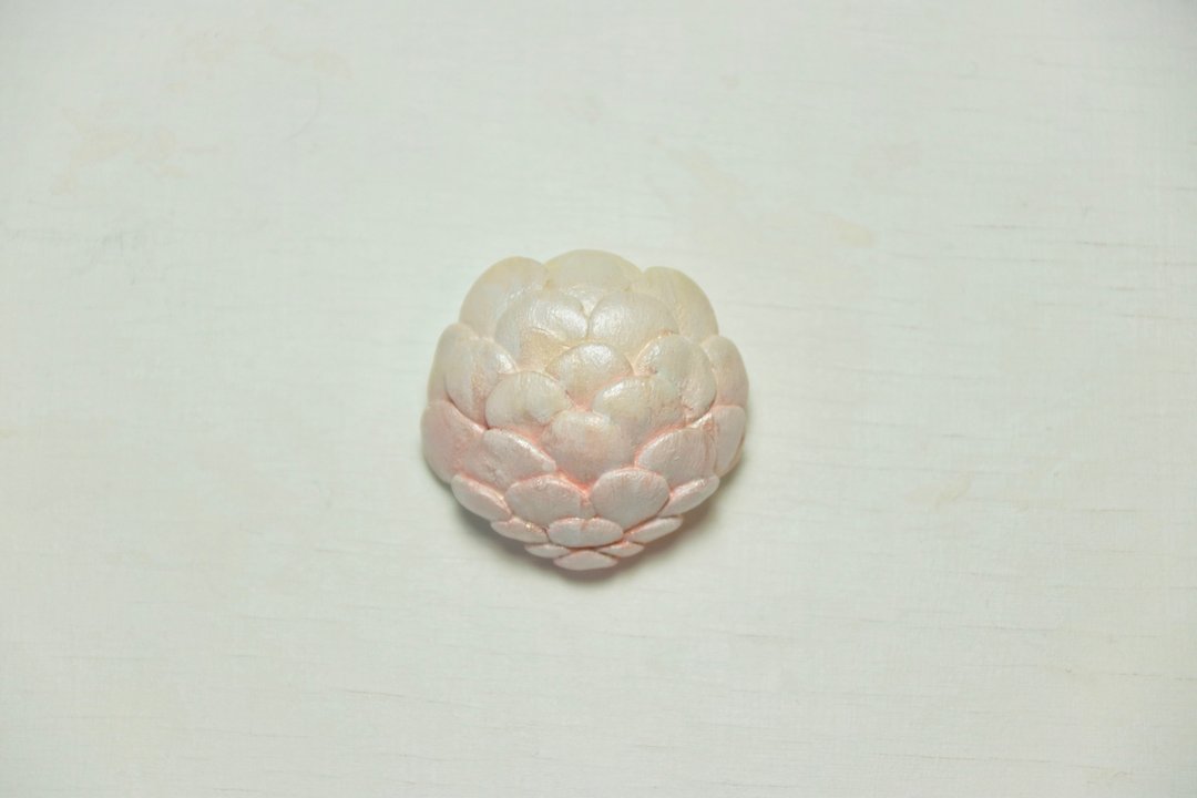 表面之二 - 胸针 - 粘土 粉红色