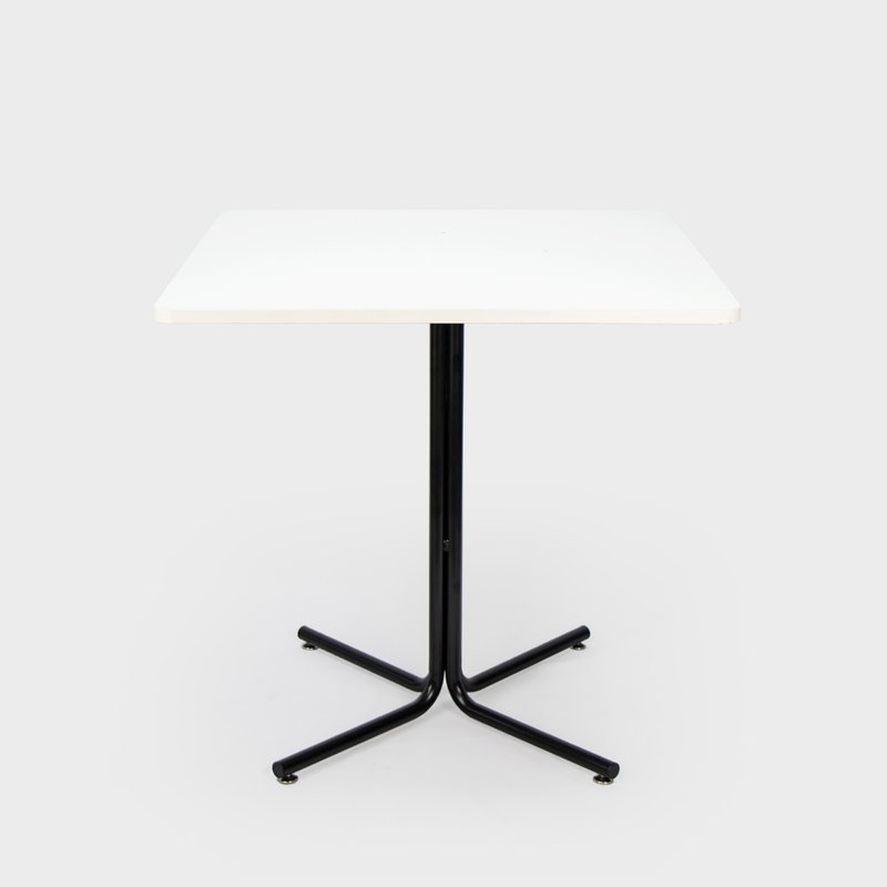 TEMPO 餐桌-白/方75/高75 - 餐桌/书桌 - 其他金属 黑色