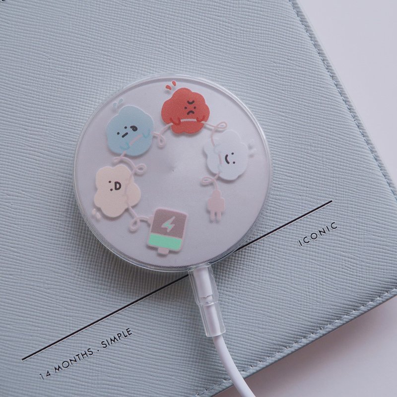 充充电吧! - MagSafe 无线充电器 透明保护套 - 手机充电及周边 - 塑料 透明