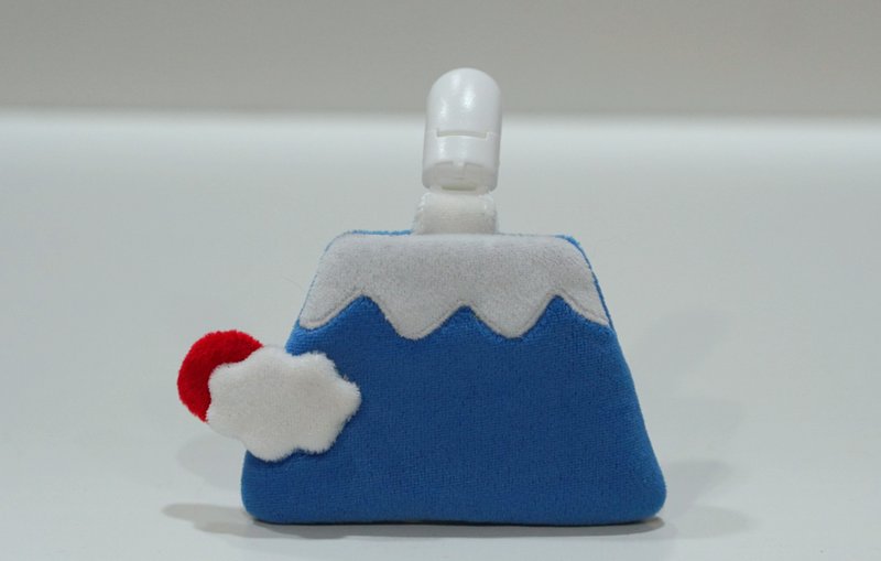 Bucute富士山护身符.御守套.平安符袋/宝宝专用/手工制作/弥月 - 满月礼盒 - 聚酯纤维 蓝色