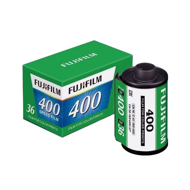 富士FUJIFILM 彩色软片400度(负片135/36 36张) 胶卷底片 - 相机 - 塑料 绿色