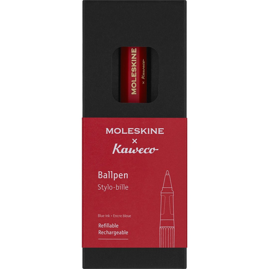 _勿上架_MOLESKINE x Kaweco 联名原子笔 1.0mm 红 (蓝墨) - 圆珠笔/中性笔 - 塑料 红色