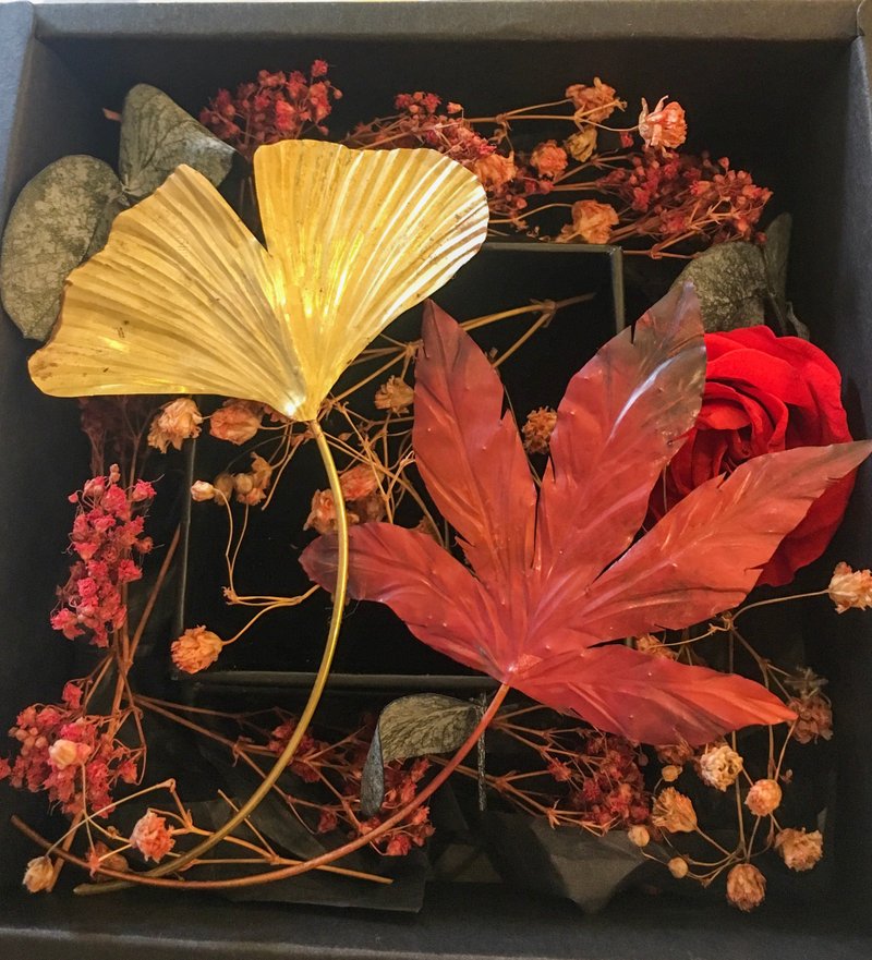敲敲金工_季节的礼物_永恒金属植物书签_银杏(2人成班) - 金工/饰品 - 其他金属 