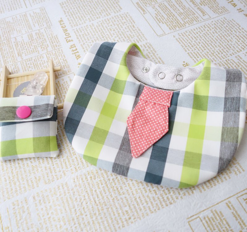 男宝的雅痞风格-弥月礼盒组、宝宝、护身符明-unicorn - 满月礼盒 - 棉．麻 绿色