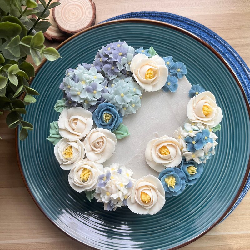 【定制化蛋糕】 韩式裱花/周岁/生日蛋糕 - 蛋糕/甜点 - 其他材质 粉红色