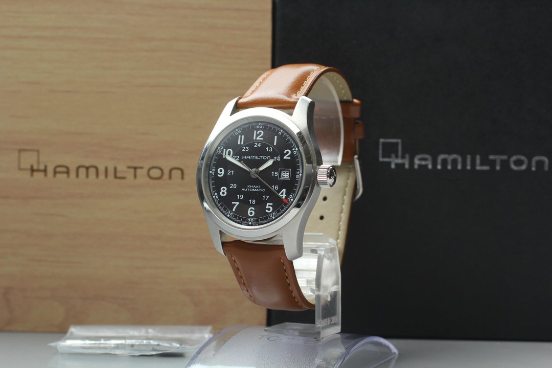 古董 Hamilton 男款 自动上链腕表 Hamilton H706050 - 女表 - 不锈钢 黑色