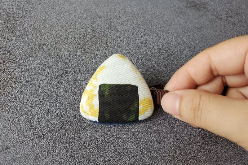 加厚款发夹 饭团 草莓 三角发夹 鸭嘴夹 儿童发夹 布发夹 发饰 发 - 发饰 - 其他金属 