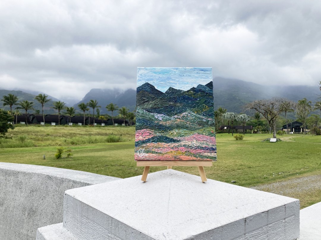 订制绘画  走向群山10  painting Head To The Mountains - 海报/装饰画/版画 - 棉．麻 多色