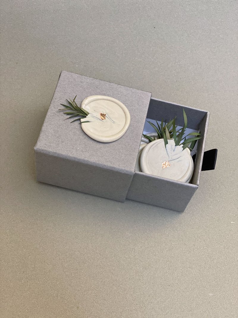手工火漆蜡贴纸 l 千层金 - 贴纸 - 蜡 卡其色