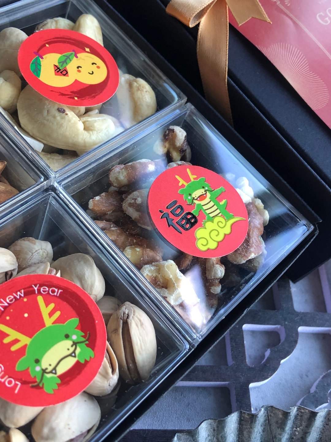 龙年 新年 贴纸 封口贴 质感 UV光 福气贴纸 文具 - 贴纸 - 塑料 