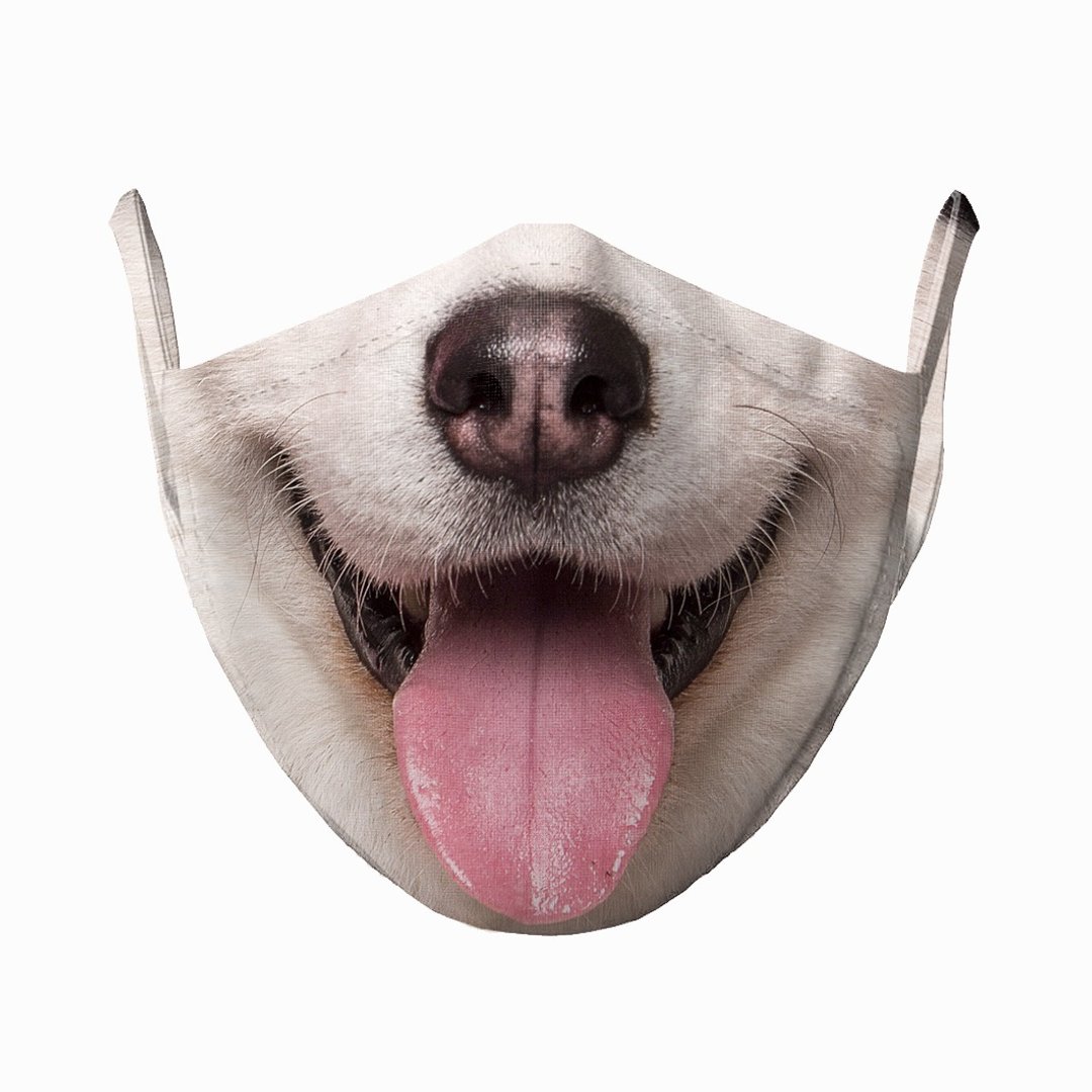 Re-Mask Share A Smile 香港制造 VFE 口罩 | Smile Series | Dog - 口罩 - 棉 多色