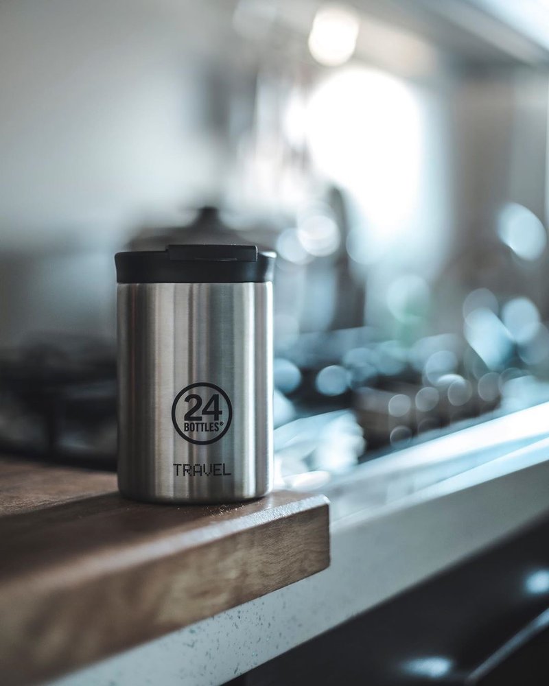 意大利24Bottles【TUMBLER冷热保温系列】太空银 - 随行杯 - 水瓶/水壶 - 不锈钢 银色