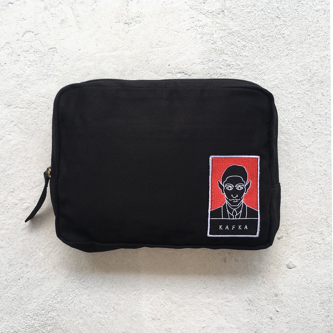 Kafka Book-Bag, Stationery Bag - 其他 - 棉 黑色