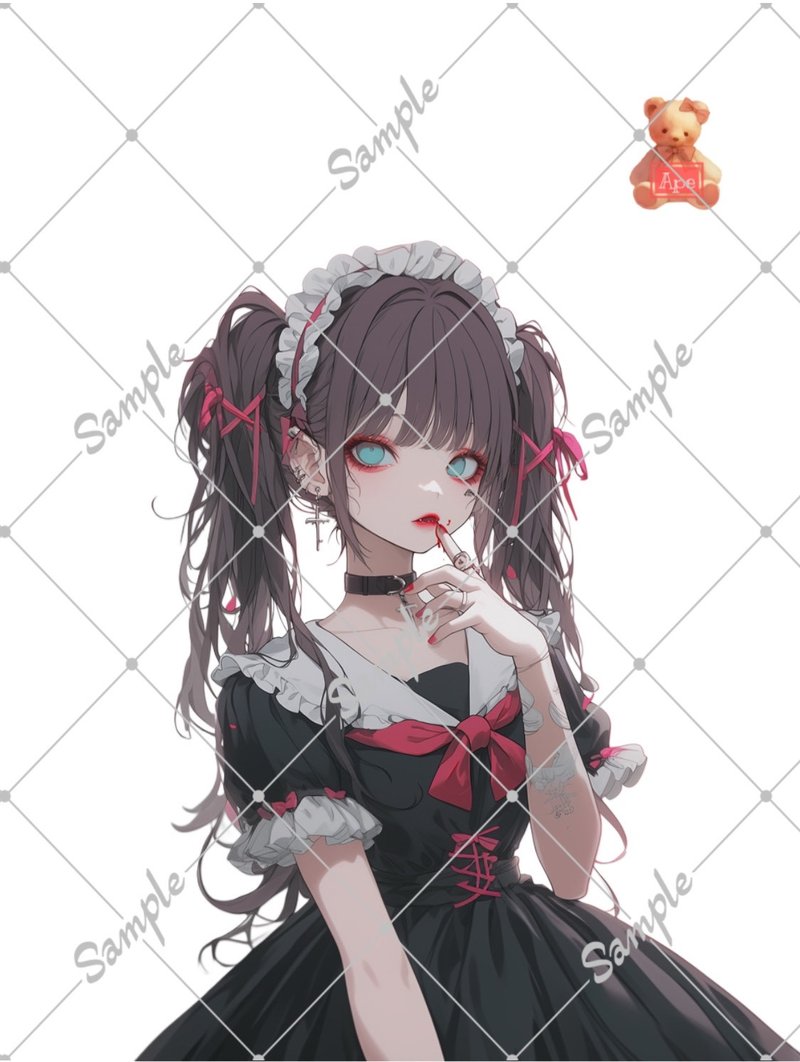 原创人物贴纸 装饰贴纸 内含 5 枚 - 贴纸 - 纸 