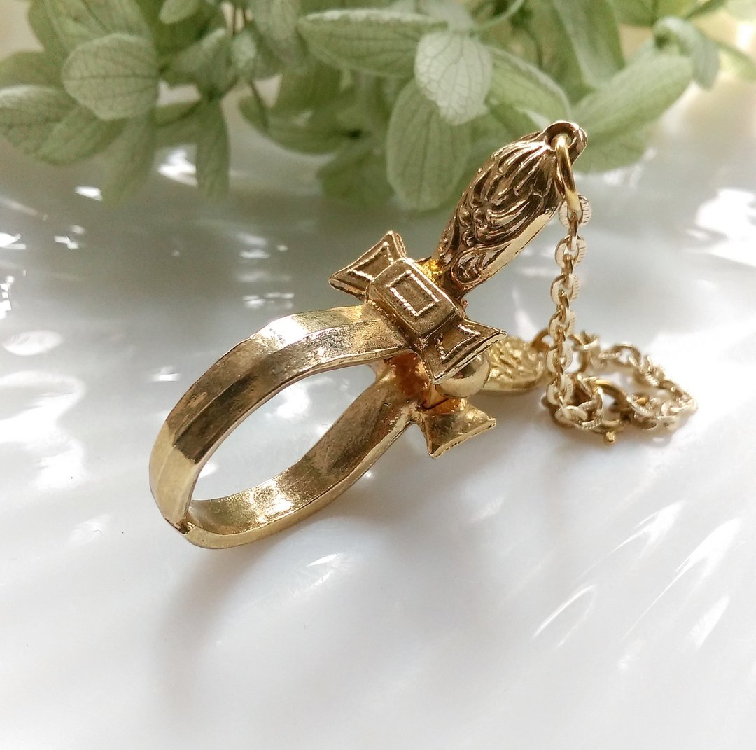 VINTAGE GLOVES CLIP 手套夹 - A5 。西洋生活小物 - 其他 - 其他金属 金色