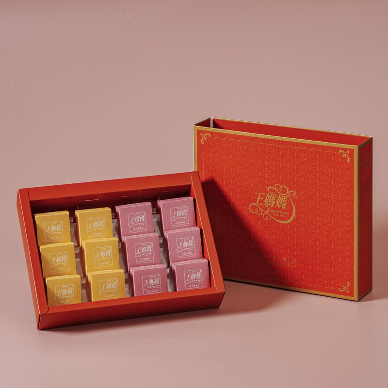 王妈妈双色凤梨鳯凰酥礼盒12入 - 蛋糕/甜点 - 其他材质 