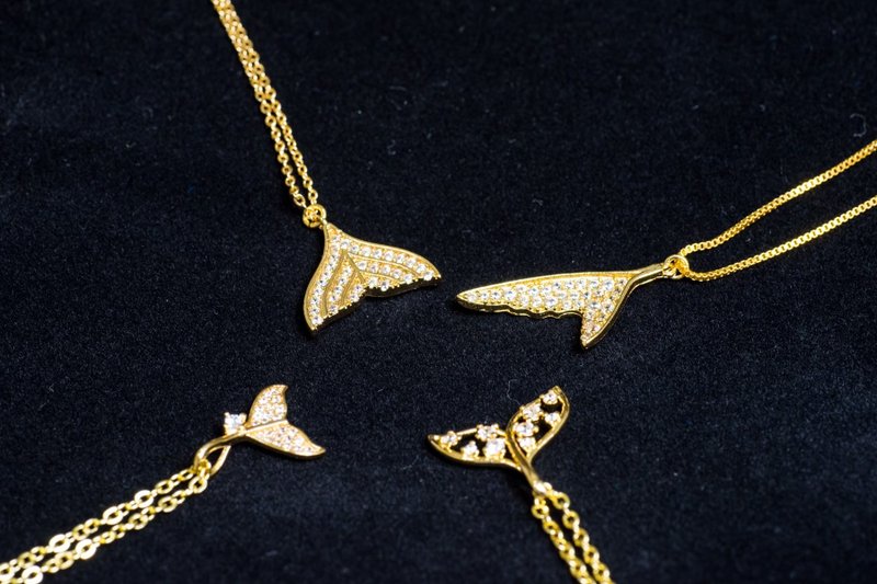 【快速出货】鱼尾项链 - 项链 - 其他金属 金色