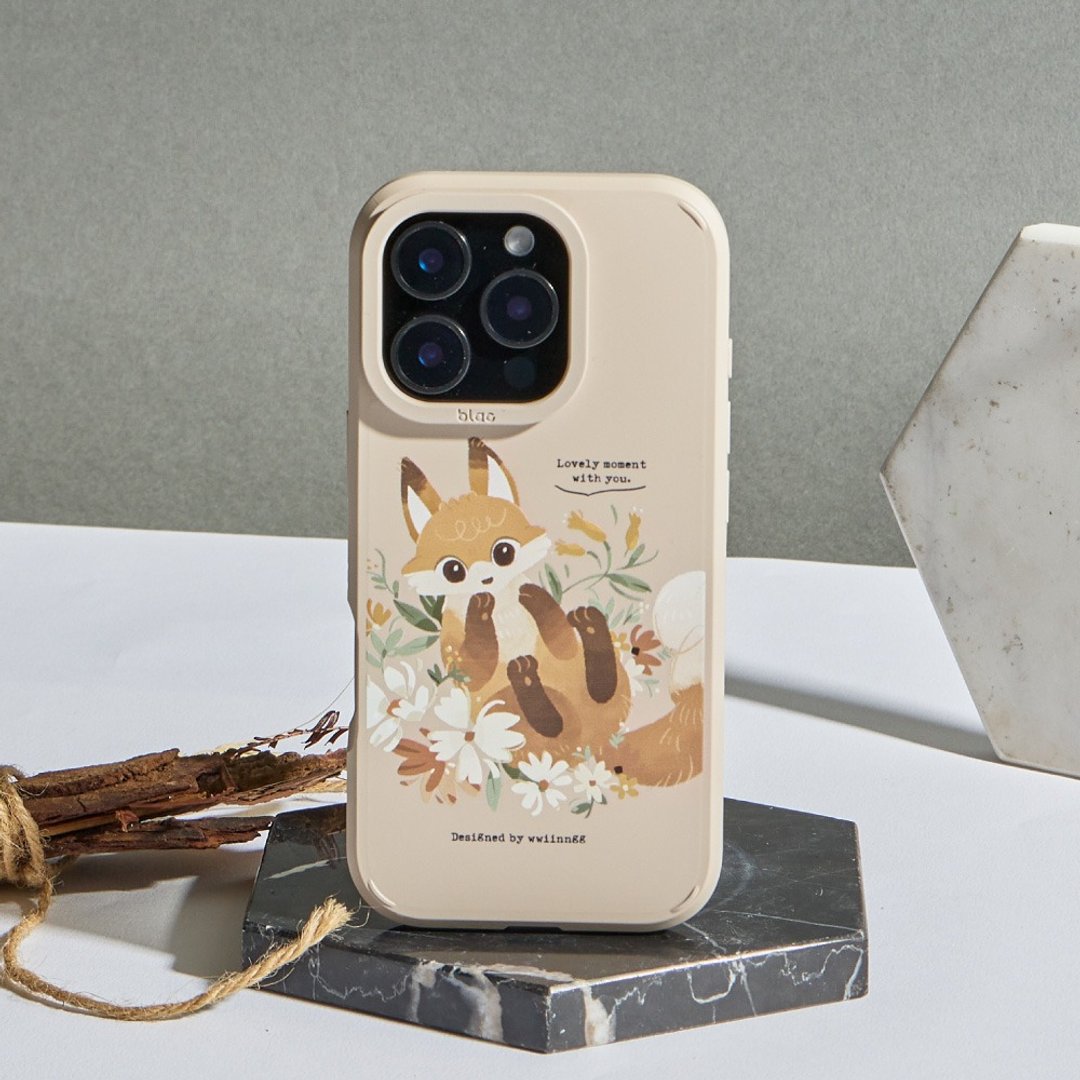 wwiinngg焦茶狐狸峡谷强悍MagSafe iPhone手机壳 - 手机壳/手机套 - 塑料 卡其色