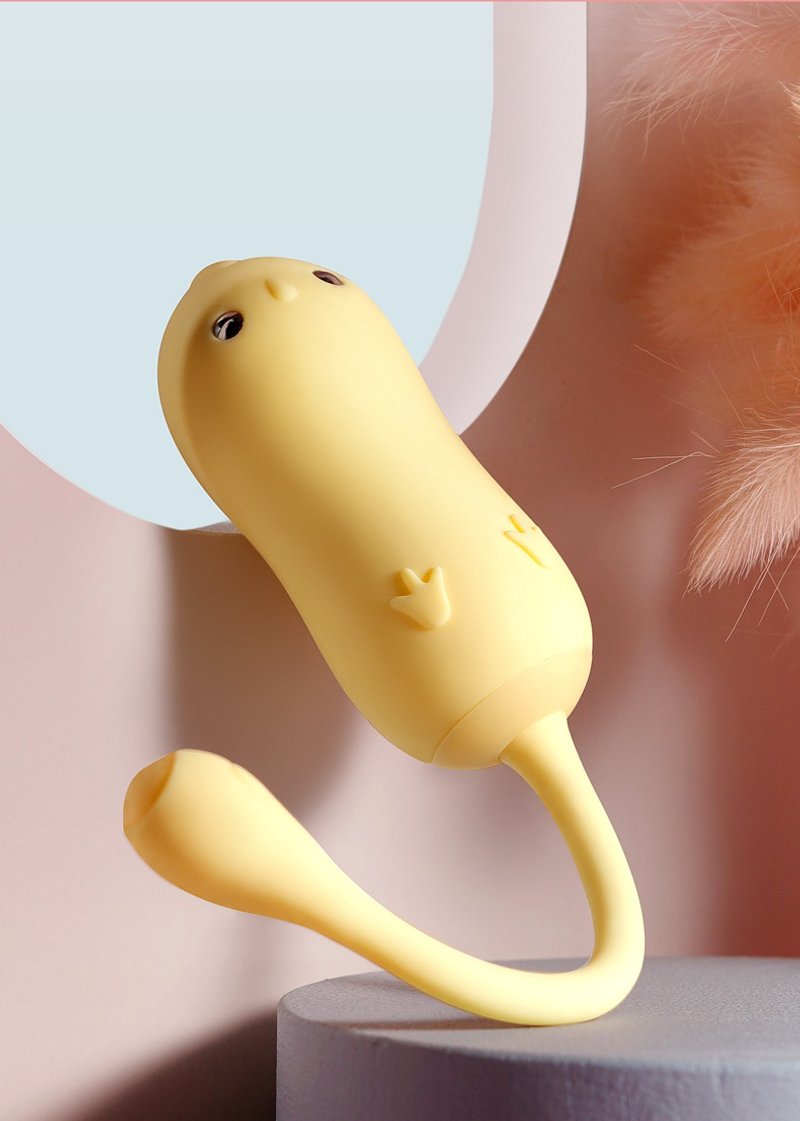 跳跳鸡 按摩跳蛋 电击智能版/电击+震动+智能APP 青春版 心动版 - 情趣用品 - 硅胶 黄色