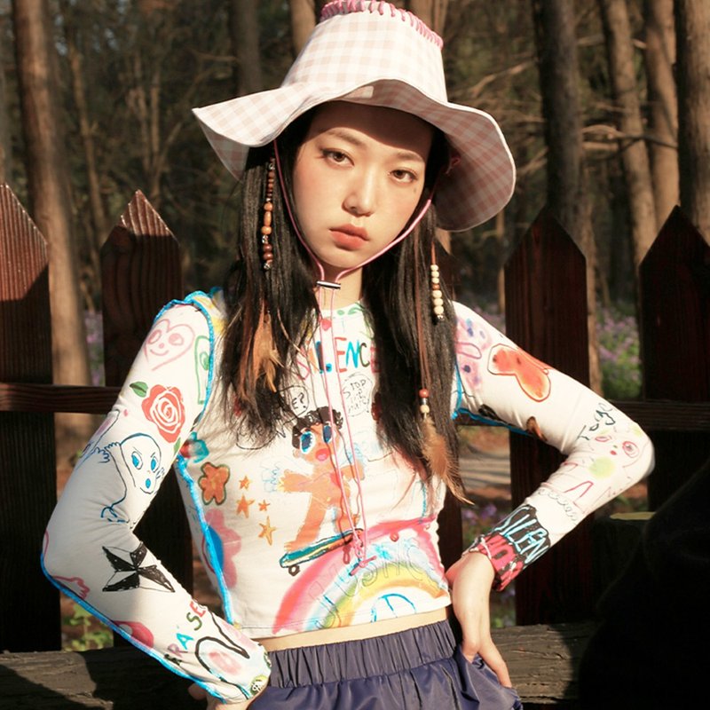 复古牛仔帽 西部格子帽 - 帽子 - 其他材质 