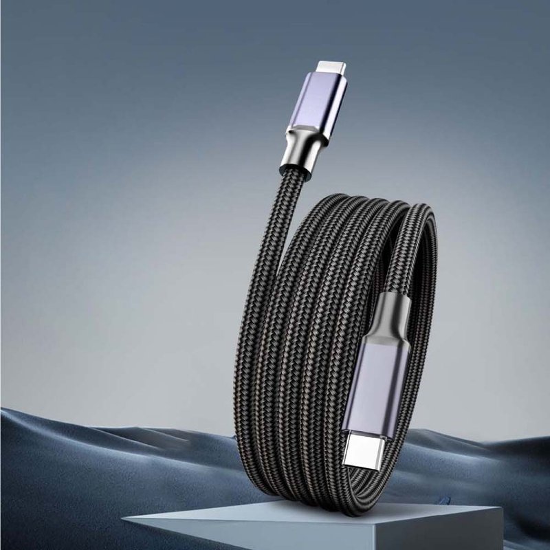 Magtame OL-MagCables USB3.2/8k/240w磁性快收纳传输线-发明专利 - 手机配件 - 其他材质 黑色
