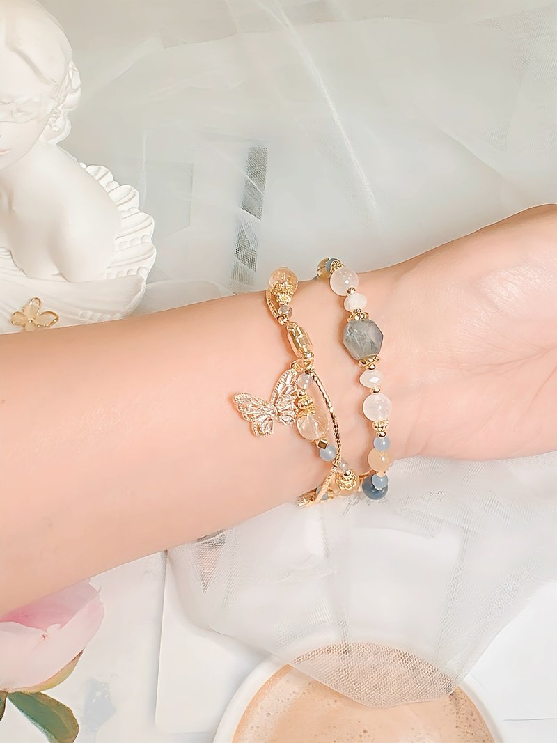 蝴蝶蓝晶石 apple watch 手表链 表带 - 表带 - 水晶 蓝色