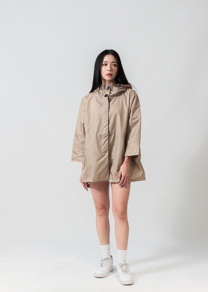 sunrainlike温文尔雅防泼水风衣 雨风衣 挡风 透气 Trench Coat - 女装休闲/机能外套 - 防水材质 金色