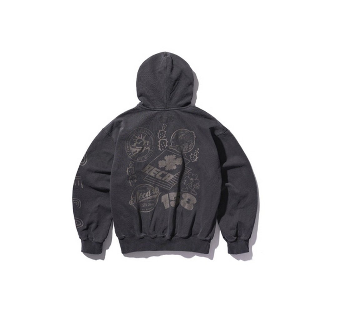 AECA Tap Collection Zip Up Hoodie重磅连帽拉链外套 - 男装外套 - 其他材质 黑色