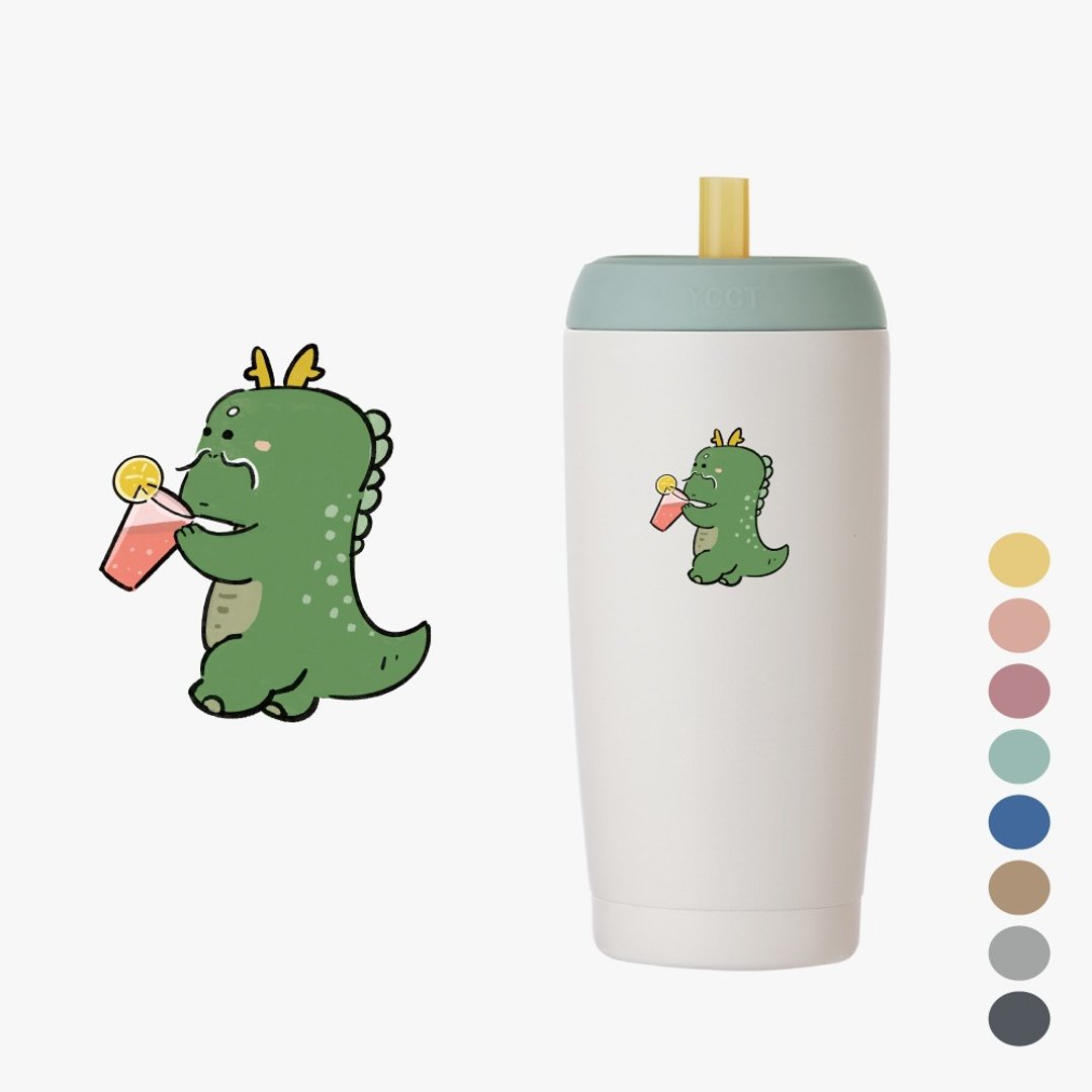 YCCT速吸杯2代550ml - 龙 -啵一下就能喝的环保咖啡杯/保冰保温 - 水瓶/水壶 - 不锈钢 多色