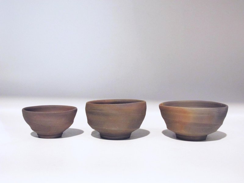 柴烧茶杯 - 茶具/茶杯 - 陶 咖啡色