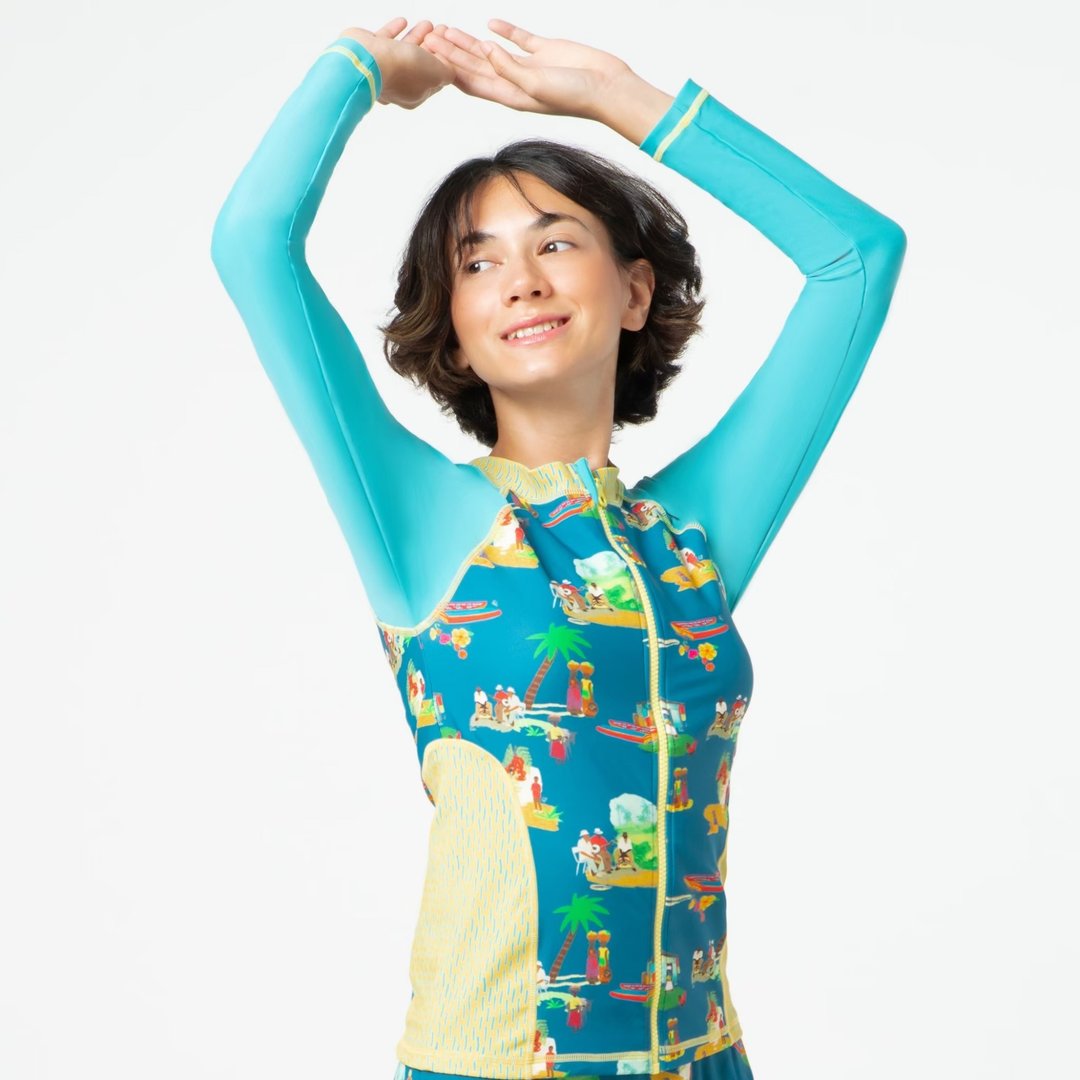JAMAICA JACKET RASHGUARD - 女装泳衣/比基尼 - 其他材质 