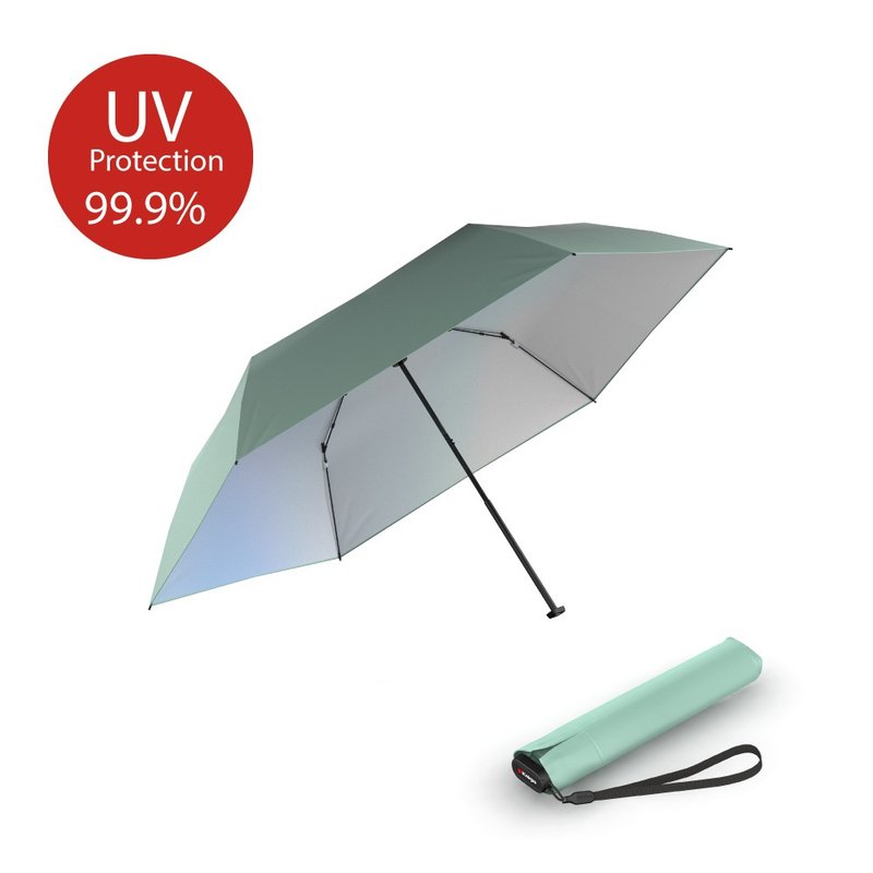 【Knirps德国红点伞】US.050 极致轻量彩胶防晒手动伞-Mint - 雨伞/雨衣 - 防水材质 绿色