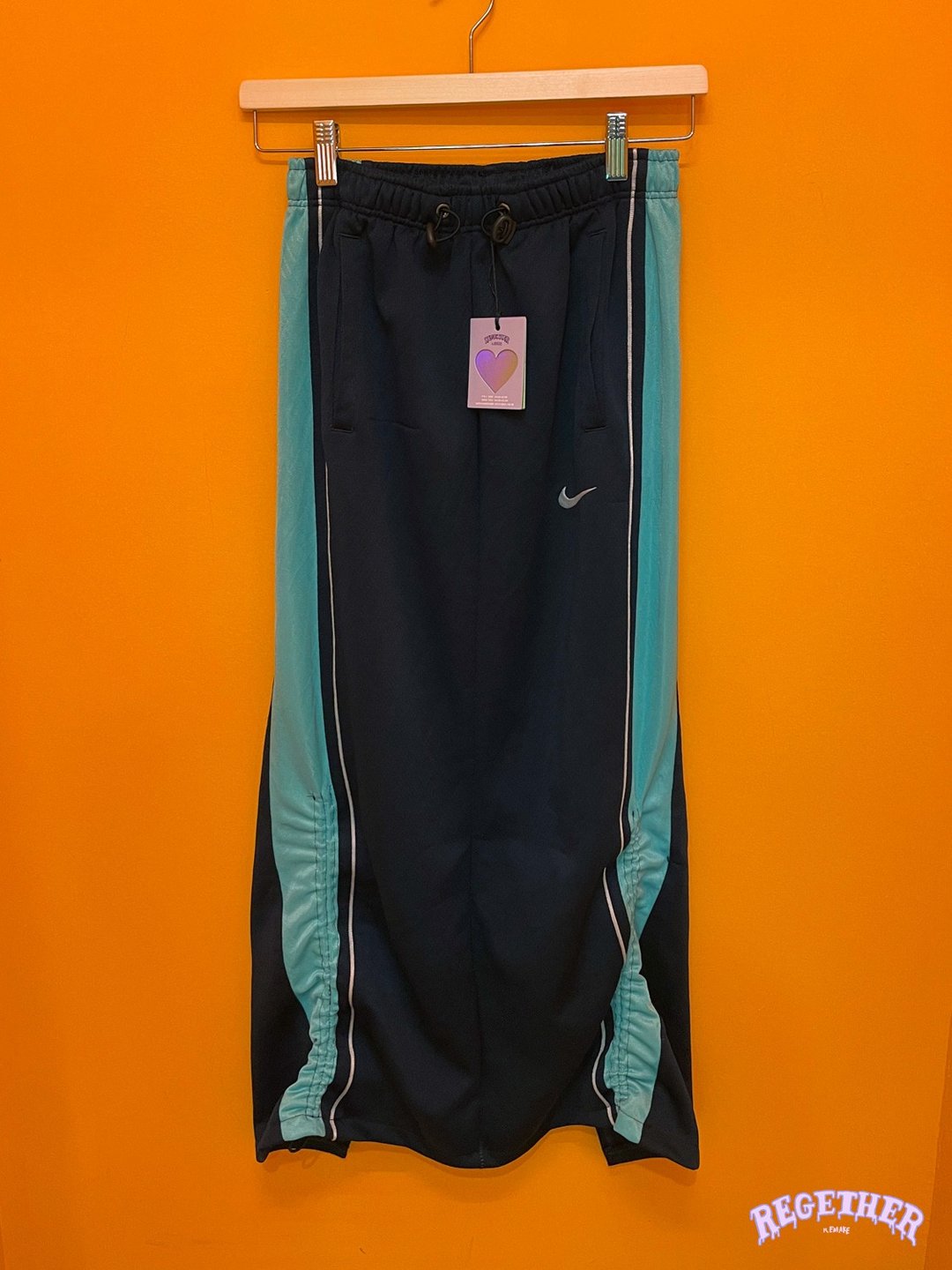 REGETHER 古着改制 抽绳运动长裙-NIKE - 裙子 - 棉 