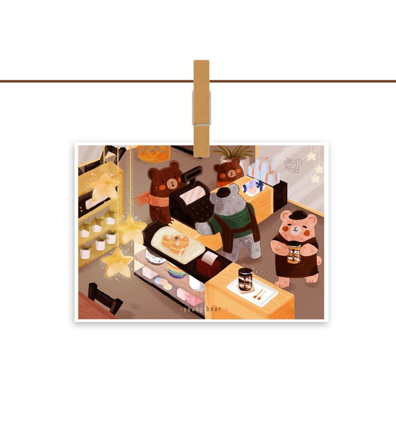 【Star bear】护贝明信片a6 - 卡片/明信片 - 其他材质 