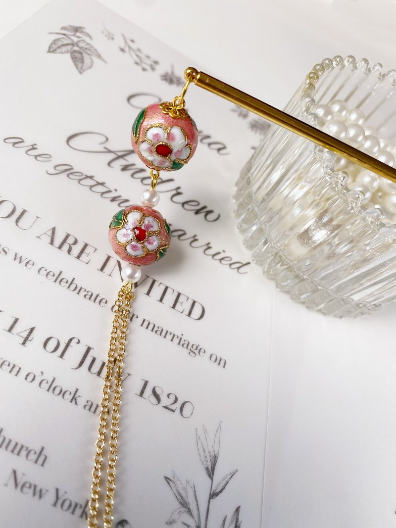 金粉发簪 - 发饰 - 其他金属 金色