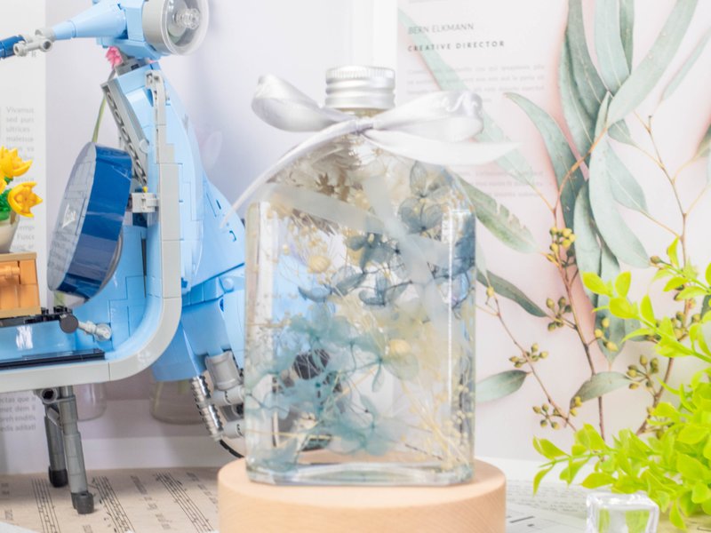 永生浮游花-蓝色梦境 - 干燥花/捧花 - 植物．花 蓝色