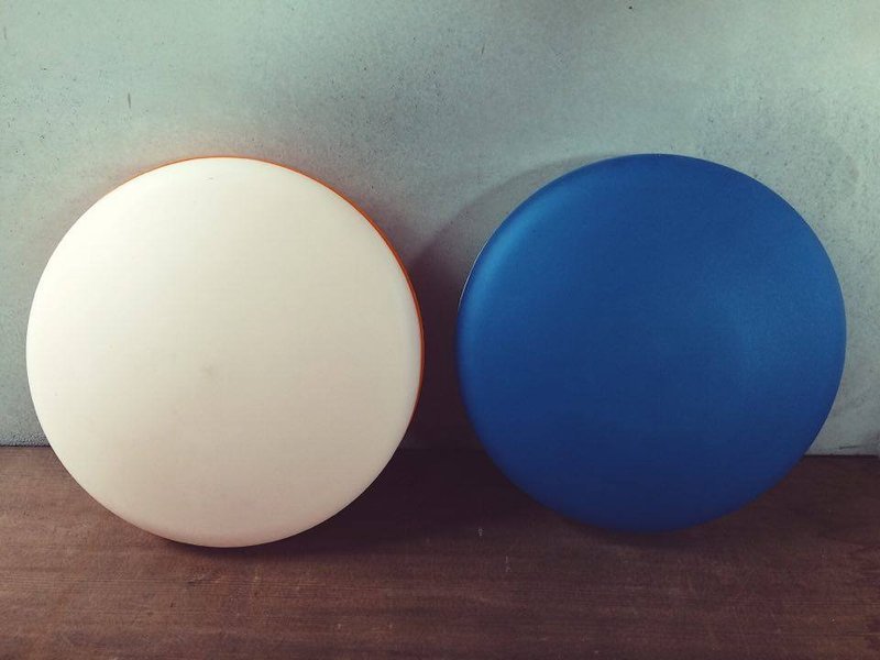 (白底白盖款)80~90年代  早期外销 欧美日 马卡龙灯 简约 - 灯具/灯饰 - 塑料 白色