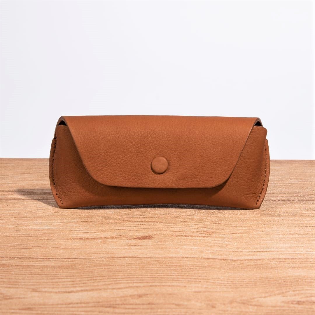 SonShy in Light Whisky - Leather Glasses Case GUATE - 其他 - 真皮 咖啡色