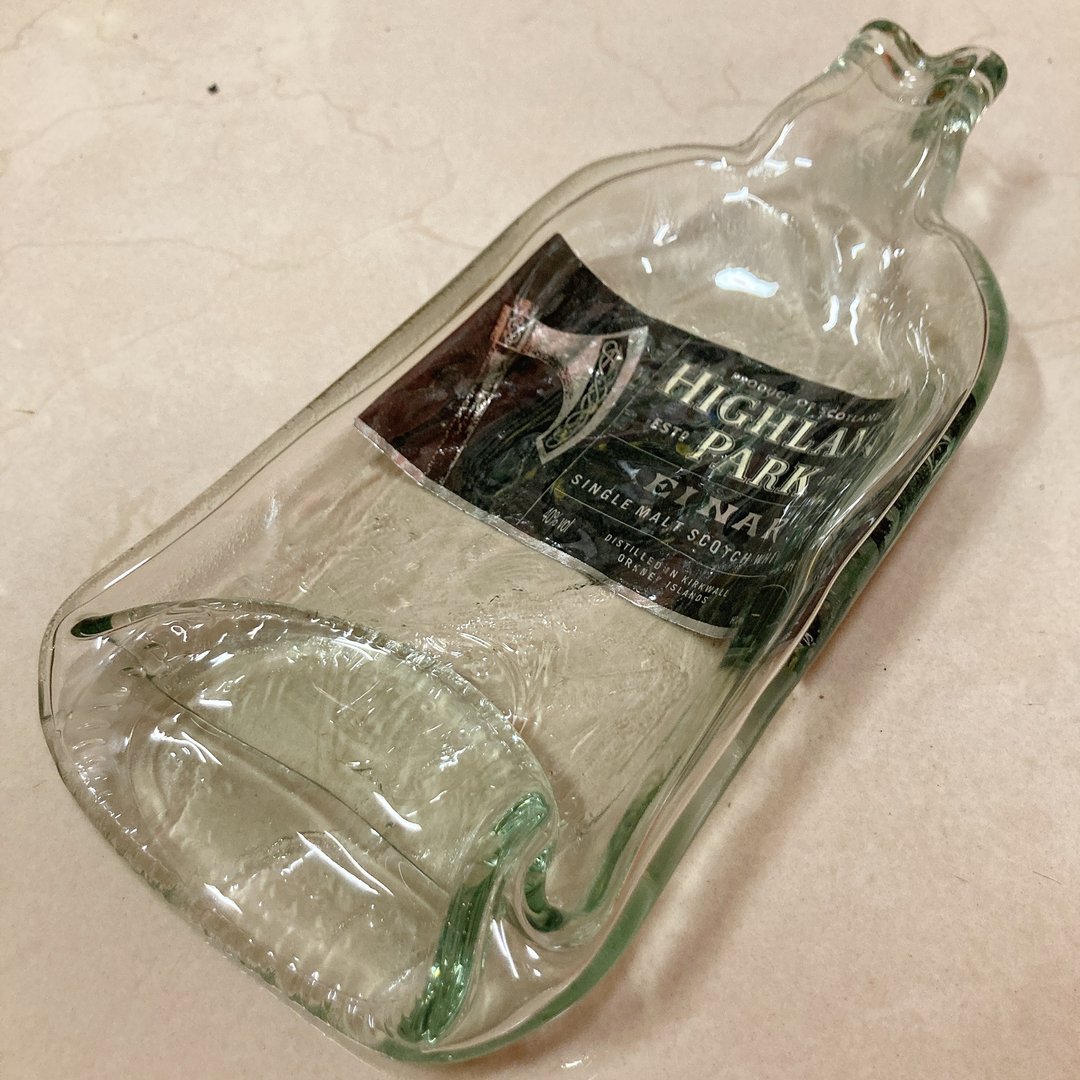 Highland Park 威士忌酒瓶盛盘 - 摆饰 - 玻璃 