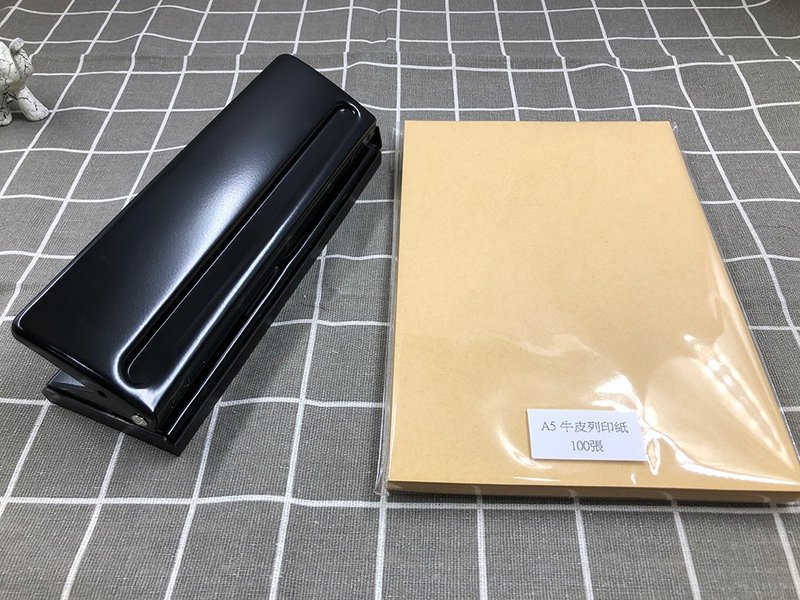 可调式 6孔 25K /A6 活页纸打孔器加购牛皮打印纸 - 零件/散装材料/工具 - 其他金属 