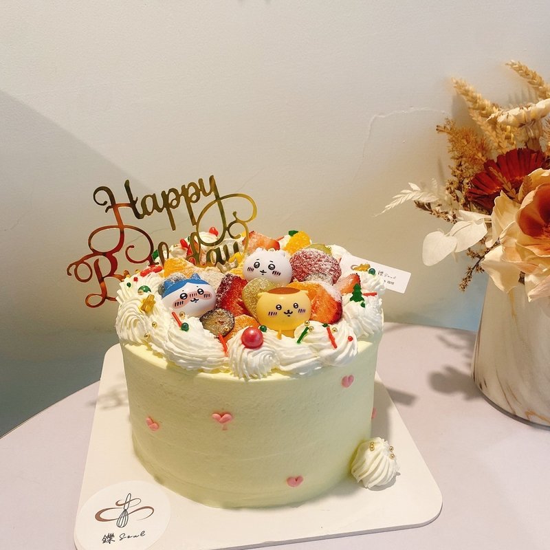 吉伊卡哇大合集 可爱蛋糕 定制化蛋糕  生日蛋糕 公仔 铄甜点 6寸 - 蛋糕/甜点 - 新鲜食材 