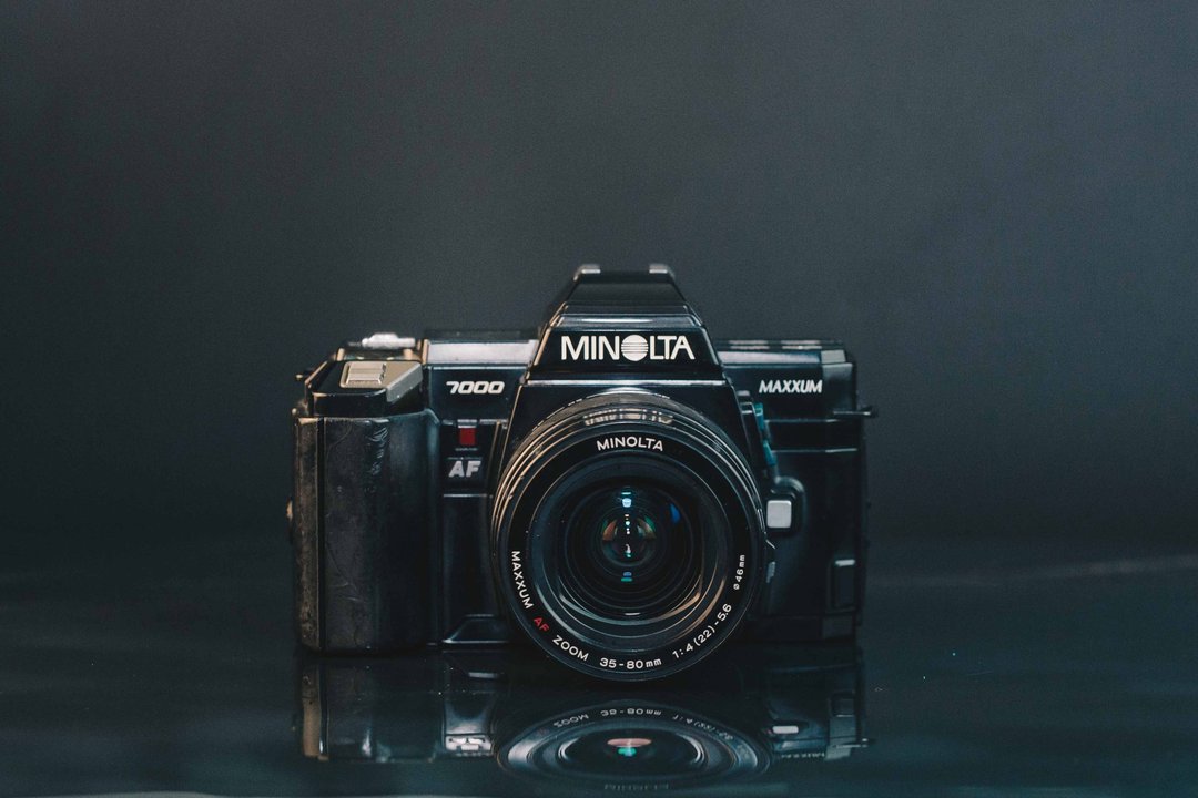 Minolta MAXXUM 7000+AF 35-80mm f4-5.6 #135底片相机 - 相机 - 其他金属 黑色